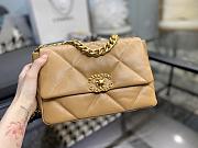 Chanel 19 Handbag Soft Goatskin Medium Brown AS1160 26cm - 5