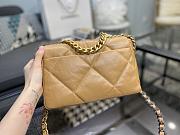 Chanel 19 Handbag Soft Goatskin Medium Brown AS1160 26cm - 2