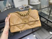 Chanel 19 Handbag Soft Goatskin Large Brown AS1160 30cm - 5