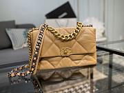 Chanel 19 Handbag Soft Goatskin Large Brown AS1160 30cm - 4