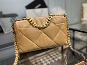 Chanel 19 Handbag Soft Goatskin Large Brown AS1160 30cm - 6