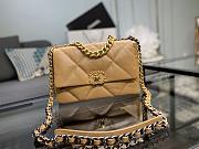 Chanel 19 Handbag Soft Goatskin Large Brown AS1160 30cm - 1