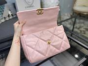 Chanel 19 Handbag Soft Goatskin Large Cotton Candy Pink AS1160 30cm - 3