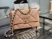 Chanel 19 Handbag Soft Goatskin Medium Coral AS1160 26cm - 4