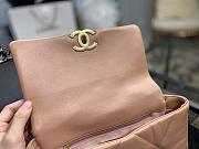 Chanel 19 Handbag Soft Goatskin Medium Coral AS1160 26cm - 2