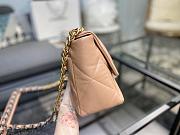 Chanel 19 Handbag Soft Goatskin Large Coral AS1160 30cm - 6