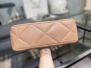 Chanel 19 Handbag Soft Goatskin Large Coral AS1160 30cm - 3