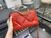 Chanel 19 Handbag Soft Goatskin Medium Red AS1160 26cm - 3