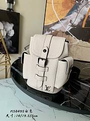 Louis Vuitton Christopher XS Crossbody Black/White/Navy Blue 19cm - 3