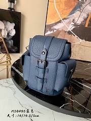 Louis Vuitton Christopher XS Crossbody Black/White/Navy Blue 19cm - 1