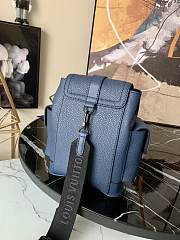 Louis Vuitton Christopher XS Crossbody Black/White/Navy Blue 19cm - 4