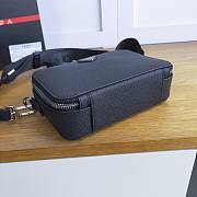 Prada Box-shaped Camera Bag Black 01 2VH070 18cm - 2