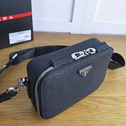 Prada Box-shaped Camera Bag Black 01 2VH070 18cm - 5