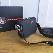 Prada Box-shaped Camera Bag Black 02 2VH070 18cm - 5