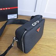 Prada Box-shaped Camera Bag Black 02 2VH070 18cm - 6