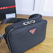 Prada Box-shaped Camera Bag Black 02 2VH070 18cm - 2
