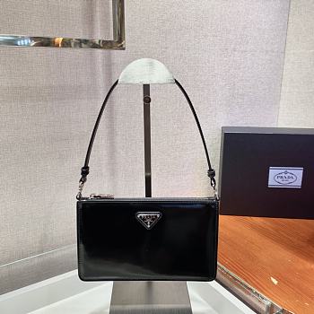 PRADA Saffiano leather mini bag Black 1BC155 20cm