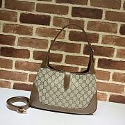 Gucci Jackie 1961 small shoulder bag GG Supreme Canvas 636706 39cm - 4