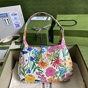 Gucci Jackie 1961 small shoulder bag complex flower patterns 636709 28cm - 2