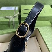 Gucci Jackie 1961 small shoulder bag Black and White 636709 28cm - 2