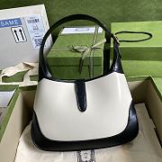 Gucci Jackie 1961 small shoulder bag Black and White 636709 28cm - 5