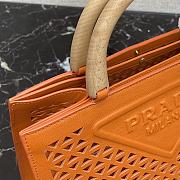 Prada Hollow Hand Bag Orange 29cm - 6