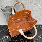 Prada Hollow Hand Bag Orange 29cm - 5