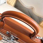 Hermès Birkin De Camp Dechainee Toile Chain Bag 35cm - 4
