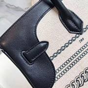 Hermès Birkin De Camp Dechainee Toile Chain Bag Black 35cm - 2