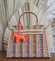 Hermès Kelly Sheepskin Vibrato Leather 28cm - 1
