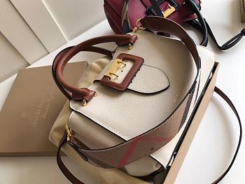 Burberry Small B Tote Bag White 7971 23cm