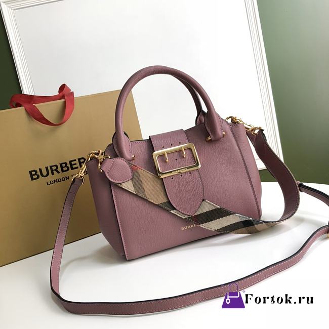 Burberry Small B Tote Bag Pink 7971 23cm - 1