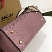 Burberry Small B Tote Bag Pink 7971 23cm - 3