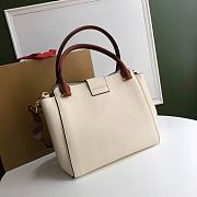 Burberry Medium B Tote Bag White 0221 30cm - 2