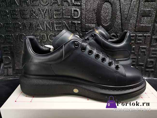 Alexander McQueen Oversized Sneaker Black - 1