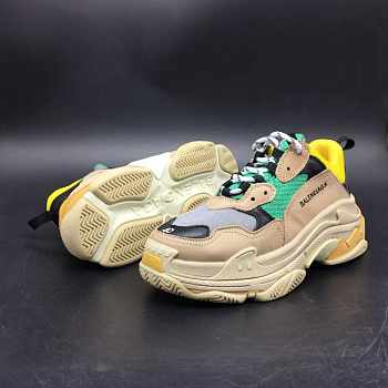 Balenciaga Triple S Beige Green Yellow 483513