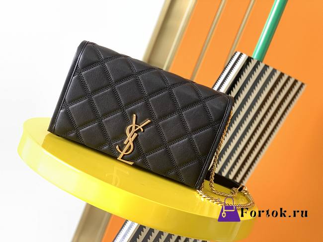 YSL Becky Black Bag 629426 25cm - 1