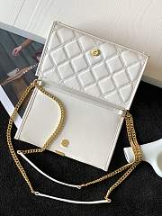 YSL Becky White Bag 629426 25cm - 4