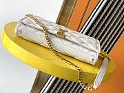 YSL Becky White Bag 629426 25cm - 2