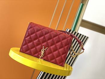 YSL Becky Red Bag 629426 25cm