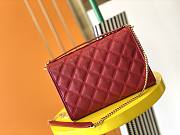 YSL Becky Red Bag 629426 25cm - 3