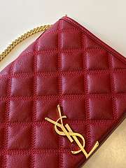 YSL Becky Red Bag 629426 25cm - 2