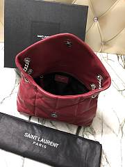 YSL Loulou Puffer Small Bag 577476 Red 29cm - 2