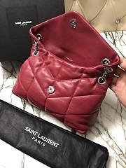 YSL Loulou Puffer Small Bag 577476 Red 29cm - 6