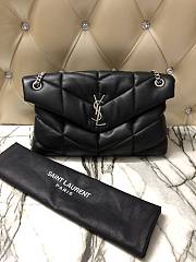YSL Loulou Puffer Small Bag 577476 Black 29cm - 4