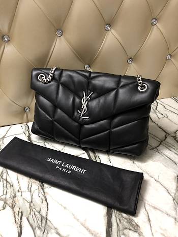 YSL Loulou Puffer Small Bag 577476 Black 29cm