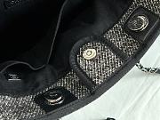 Chanel Shopping Bag Black Canvas 36cm - 2
