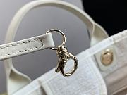 Chanel Shopping Bag Beige Canvas 38cm - 5