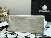 Chanel Shopping Bag Beige Canvas 38cm - 2