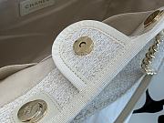 Chanel Shopping Bag Beige Canvas 36cm - 6
